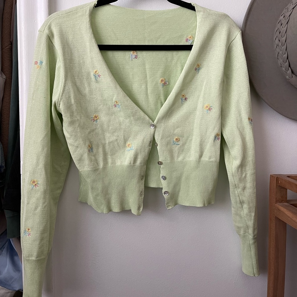 SHEIN CROP CARDIGAN